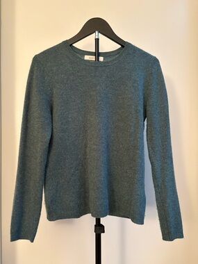 Ellen Tracy Women's Cashmere Crewneck Sweater in Teal